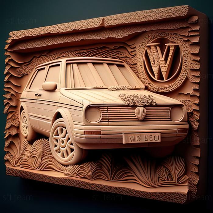 3D модель Volkswagen Golf III (STL)
